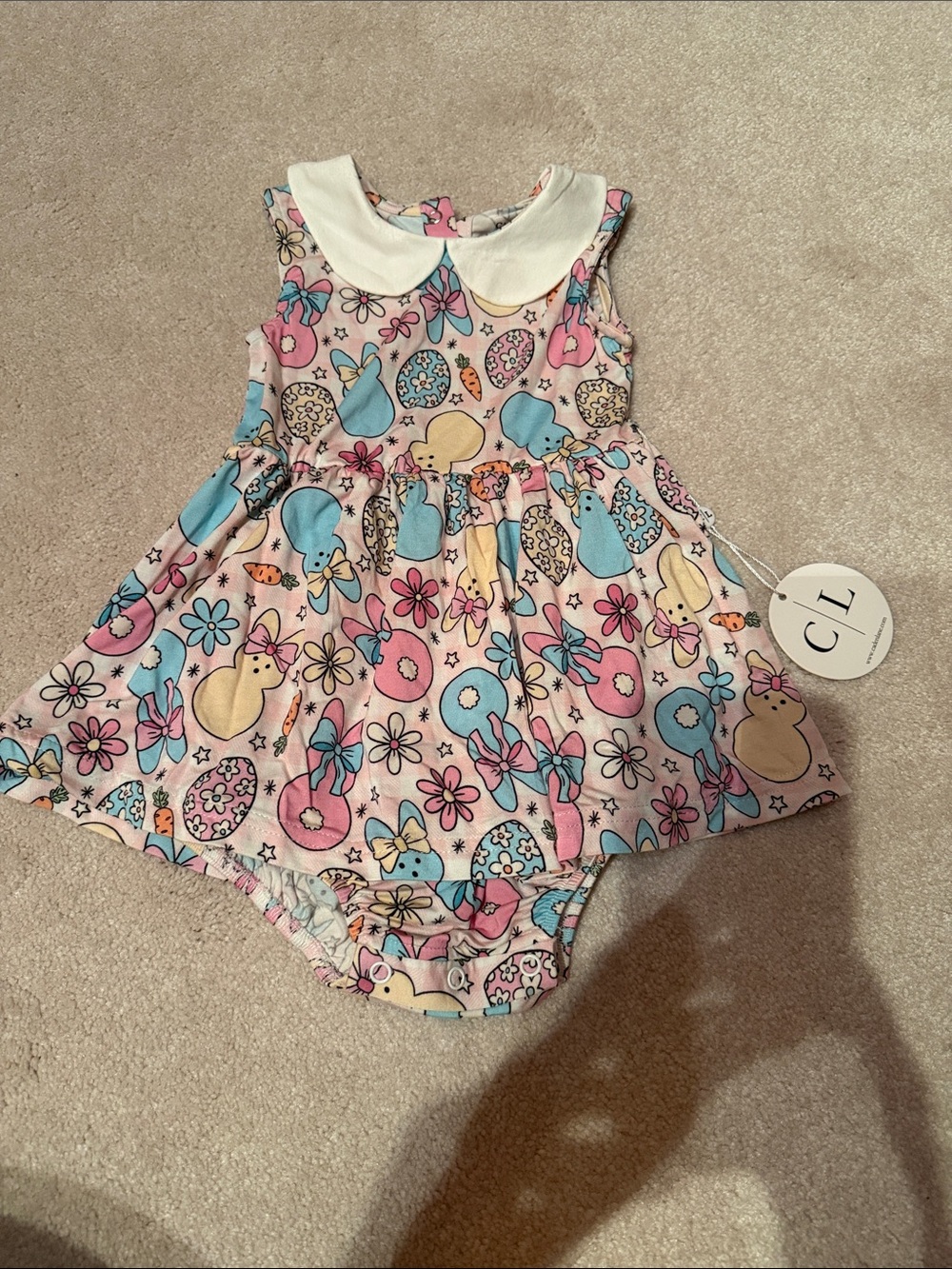 Caden Lane peeps Easter dress